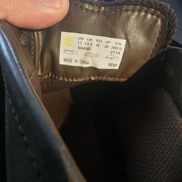 Timberland Earthkeepers 5949R Front Travel Brown Leather Chukka Mens Boots.Sz 11 - Picture 9 of 9